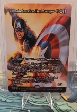 Captain America, First Avenger (Borderless) Marvel Universe Eternal-Legal... - Image 1