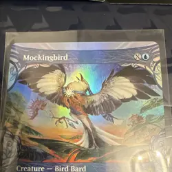 Wizards MTG Mockingbird 0305 Bloomburrow Rare Foil Showcase English 2024 - Image 2