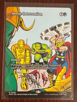 Heroic Intervention (0080) (Borderless) Marvel Universe Eternal-Legal Regular - Image 1