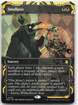 Smallpox 33 R Normal Secrets of Strixhaven: Mystical Archive MTG NM - Image 1