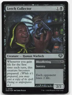 Leech Collector 88 FOIL UC Secrets of Strixhaven Magic: The Gathering NM - Image 1