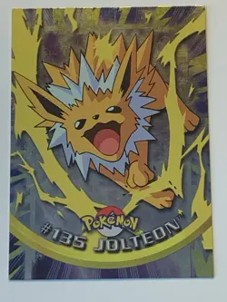2000 Topps Pokemon TV #135 Jolteon FOIL Animation Series 3 FREE COMBINED SHIP - Image 1