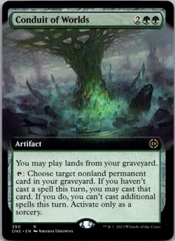 Conduit of Worlds (Extended Art) 390 Phyrexia: All Will Be One MTG LP - Image 1