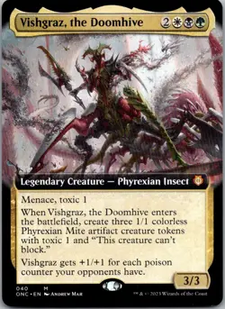 Vishgraz, the Doomhive (Extended Art) 40 Phyrexia: All Will Be One MTG LP - Image 1