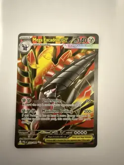 Pokemon TCG - Mega Excadrill ex 103/084 Me05: Pitch Black Holo - Image 1