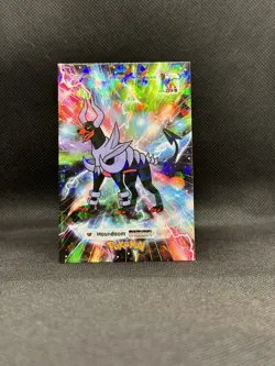 Pokemon Database 2 Set Mega Houndoom Cracked Ice Holo - Image 1