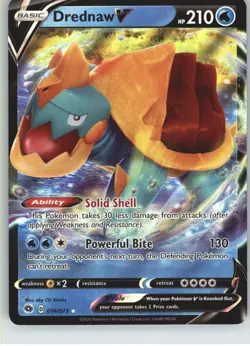 Drednaw V Champion's Path [14/73] Ultra Rare Holofoil NM Pokemon - Image 1