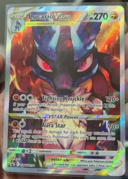 Pokemon Lucario VSTAR SWSH291 Promo Card NM - Image 1