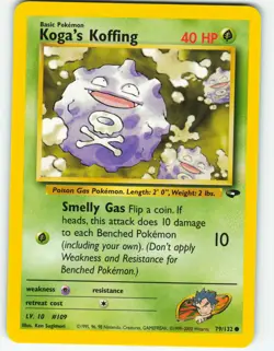 Koga's Koffing - 79/132 Gym Challenge - Pokemon TCG - 2000 - Image 1