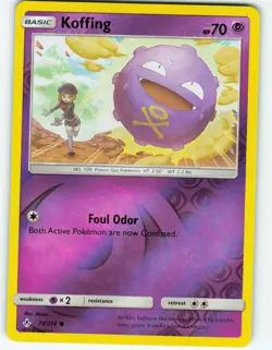 Koffing - Reverse Holo - 73/214 Unbroken Bonds - Pokemon TCG - 2019 - Image 1