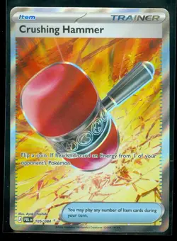 Pokemon CRUSHING HAMMER 105/084 - Pitch Black - RARE FULL ART - MINT - Image 1