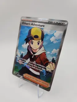 Pokemon TCG Ethan's Adventure 221/182 Full Art Destined Rivals Near Mint - Image 1
