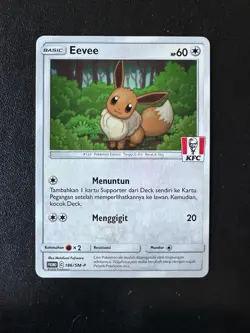 POKEMON TCG - KFC INDONESIAN - EEVEE 186/SM-P - Image 1