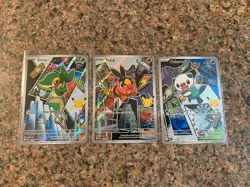 Pokemon TCG - First Partner Series 2 Illustration Snivy, Tepig, Oshawott Set - Image 1