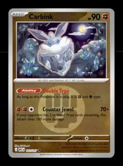 Carbink (Energy Symbol Pattern) 117/217 Ascended Heroes Pokemon Reverse Holo NM - Image 1