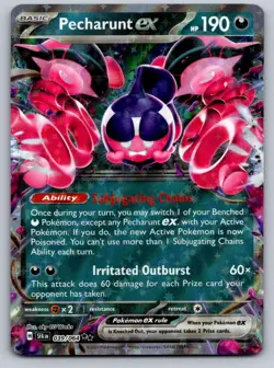 Pecharunt ex 039/064 Double Rare Shrouded Fable Pokemon Near Mint - Image 1