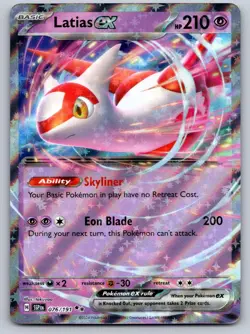 Latias ex 076/191 Double Rare Surging Sparks Pokemon Near Mint - Image 1