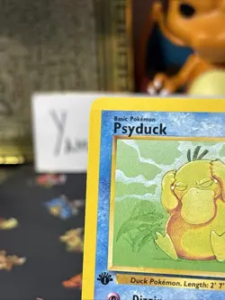2000 Pokemon Team Rocket 1st Edition 65/82 Psyduck - Image 3