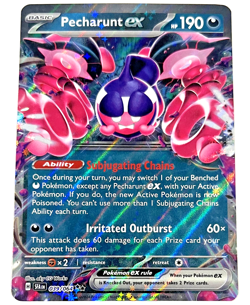 Pokemon Shrouded Fable - Pecharunt ex - Ultra Rare NM+/MINT - 039/064 - Image 1