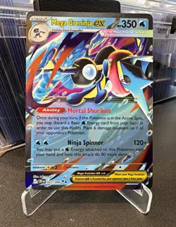 MEGA GRENINJA EX 2026 POKEMON CHAOS RISING DOUBLE RARE #022/086 - Image 1