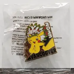 Pokemon 2013 World Championships Vancouver Exclusive Pikachu Pin SEALED - Image 1