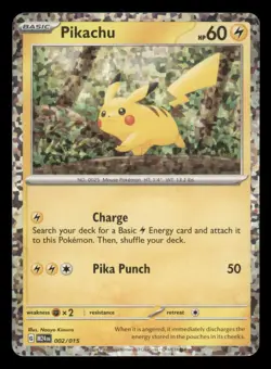 Pikachu 002/015 Holo Promo McDonald's Promos 2024 Pokemon Near Mint - Image 1