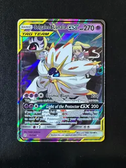 POKEMON TCG - COSMIC ECLIPSE - SOLGALEO & LUNALA GX TAG TEAM 75/236 - Image 1
