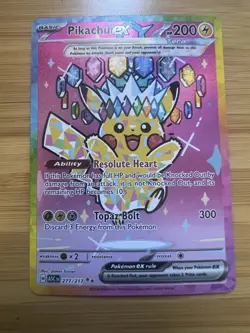 Pikachu ex 277/217 Special Illustration Rare (SIR) | Ascended Heroes - Image 1