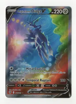 Pokemon Origin Forme Dialga V Alternate Full Art 177/189 Astral Radiance Holo NM - Image 1
