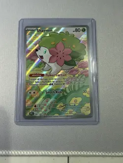 Pokemon TCG Shaymin 185/182 SV10 Destined Rivals IR Full Art Holo English - Image 3