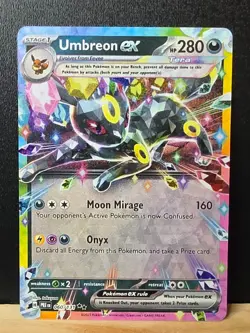 Umbreon ex Holo Double Rare SV: Prismatic Evolutions 060/131 NM 5ban Graphics - Image 1