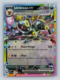 Umbreon ex Double Rare SV: Prismatic Evolutions 060/131 NM - Image 1