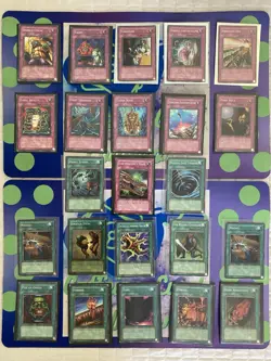 Vintage 1996 Yu-Gi-Oh Trading Card Lot Holo/Logo Foil/1st Editions 64 Cards TCG - Image 3