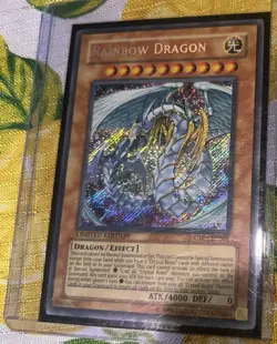 Yu-Gi-Oh! TCG Rainbow Dragon CT04-EN005 Secret Rare Holo Limited Ed EN 4000 - Image 1