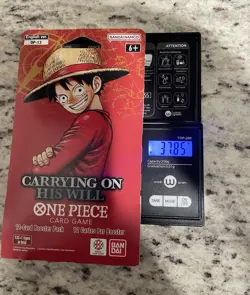 One Piece OP-13 Carrying On His will sleeved booster pack HEAVY 37.85 - Image 1