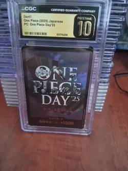 2025 ONE PIECE JP DON!! ONE PIECE DAY '25 CGC 10 PRISTINE RC7 - Image 1