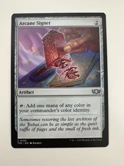 Arcane Signet MTG Magic the Gathering Card NM Near Mint TDC - Image 1