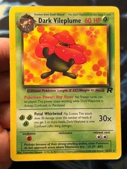Dark Vileplume 30/82 Team Rocket Rare - WOTC Pokemon Card HP - Image 5