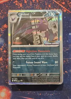 Pokemon TCG: Sealed Chaos Rising Pre-Release Crobat Deck + Stamped Promo Card! - Image 2