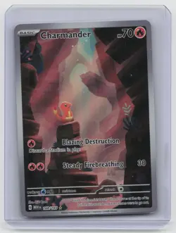 Charmander 168/165 Illustration Rare 151 Pokemon Holo TCG Card NM - Image 1