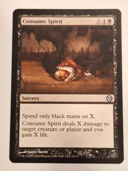 Consume Spirit - Duels of the Planeswalkers - Magic the Gathering MTG Nice! - Image 1