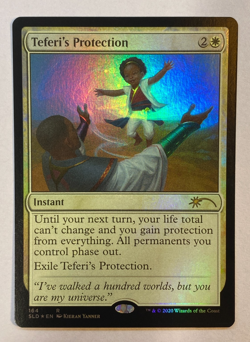 MTG - Secret Lair - Extra Life 2020 - Teferi's Protection - FOIL - NM - Image 1