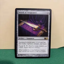 Core Set 2011 Sword of Vengeance MTG Magic the Gathering LP - Image 1
