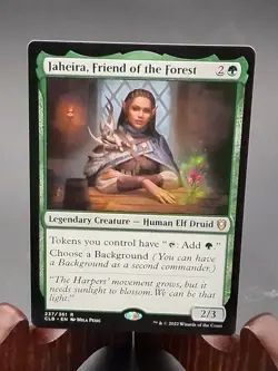 Jaheira, Friend of the Forest Battle for Baldur's Gate MTG Regular Near Mint - Image 1