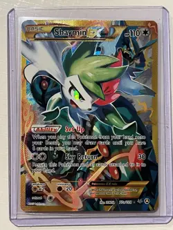 2017 Pokemon XY Premium Trainer Promo Shaymin EX 77a/108 Alt Alternate Full Art - Image 1