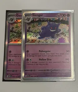 Pokemon Gengar Lot Of 5 Holo / Reverse Holo NM - Image 4