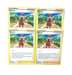 Pokemon - Serena 164/195- Silver Tempest - Trainer 4 Card Lot - Playset - NM/M - Image 1