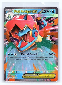 Mega Feraligatr ex 036 Holo Promo ME: Mega Evolution Promo Pokemon Near Mint - Image 1