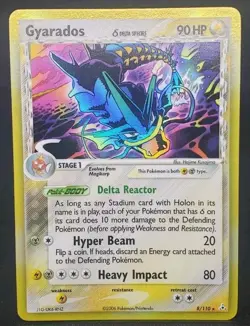 2006 Pokemon EX Holon Phantoms Gyarados Delta Species #8/110 - Image 3