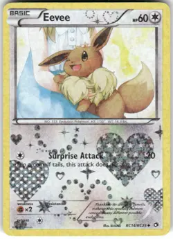 Eevee RC14/RC25 Holo Uncommon Legendary Treasures: Radiant Collection Pokemon LP - Image 1